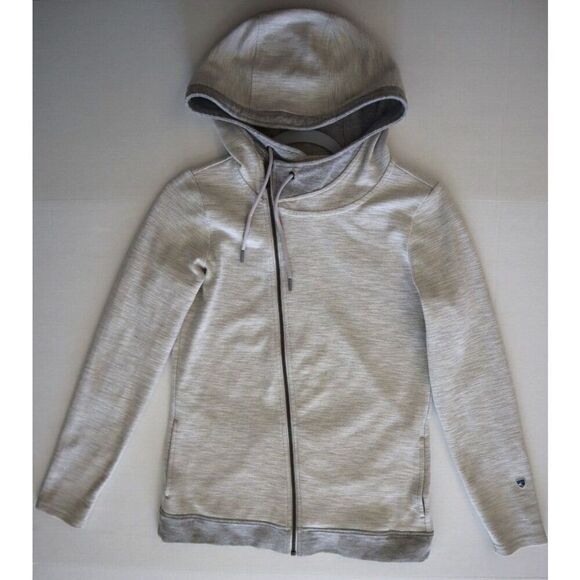 KÜHL 4249 Women's Sz S Gray Heather Arva Capuche Full Zip Hoodie Jacket - Picture 9 of 12